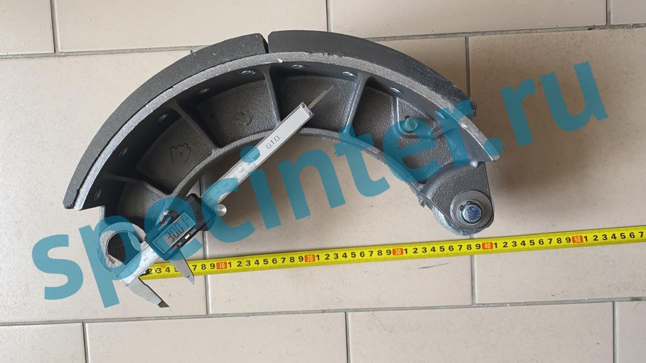 Колодка тормозная передняя SHACMAN/ШАКМАН X3000 (18 отверстий)