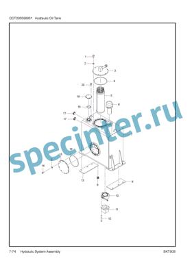 Схема — Гидробак и фильтры SANY SKT90S